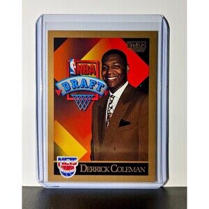 Derrick Coleman 1990 Skybox Draft NBA #362 Card New Jersey Nets